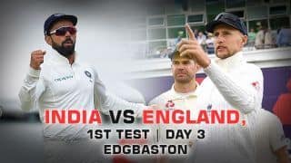 Highlights, India vs England, 1st Test, Day 3 Full Cricket Score and Result: Virat Kohli takes India to 110/5 in chase of 194 to win